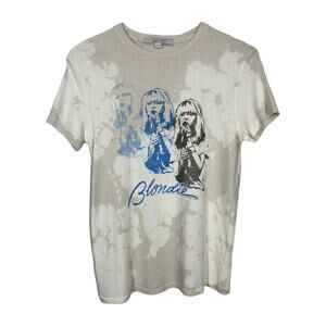 Junk Food Blondie Bleach Tie Dye Tee XXS Band Graphic New Retro
